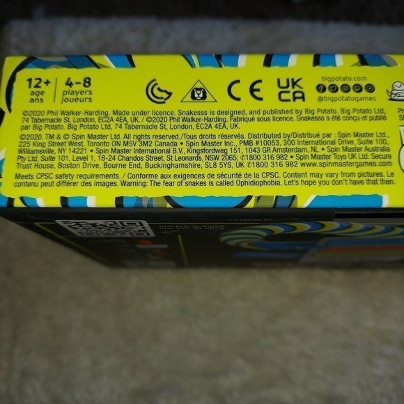 snakessss Party Trivia Game, NEW in Box. Factory Sealed. - Picture 7 of 9
